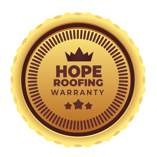 Hope Roofing offers the leading warranty in the roofing industry